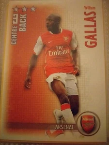 (-0-) SHOOT OUT trading card 2006 - 2007 ARSENAL WILLIAM GALLAS - Picture 1 of 1