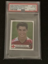 2005 Panini Champions of Europe 1955-2005 Cristiano Ronaldo #228 PSA 4