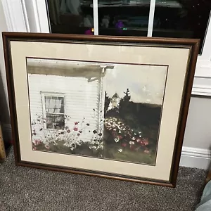 Andrew Wyeth UM DIE ECKE großer Kunstdruck gerahmt matt - Bild 1 von 9
