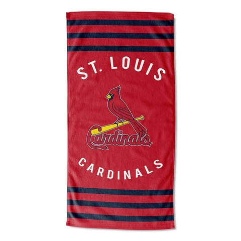 St Louis Cardinals MLB 30 x 60 Stripes Beach Towel FREE SHIP Cover
