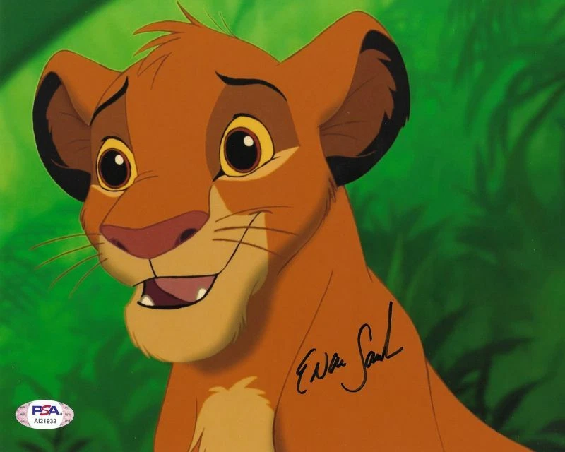 Disney Lion King Young Simba  Signed Evan Saucedo 8 x 10 Photo PSA/DNA - Image 1 of 1