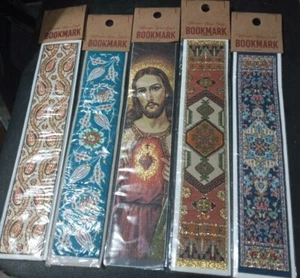 Wholesale Turkish Woven Kilim Carpet Bookmark Silk Rug Design 5pcs Any Design - Imagen 1 de 6