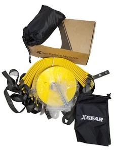 XGEAR Speed & Agility Training Set with TPE Ladder Resistance Parachute 12 Discs - Picture 1 of 6