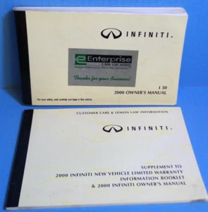 00 2000 Infiniti I30 manual del propietario - Imagen 1 de 1