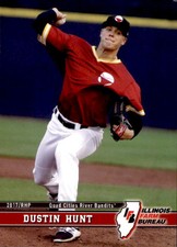 2017 Quad Cities River Bandits SGA Grandstand #14 Dustin Hunt Andover MA Card