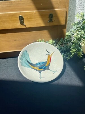 Ancienne Assiette Creuse en Céramique de Collection Signée A. François - Photo 1/4