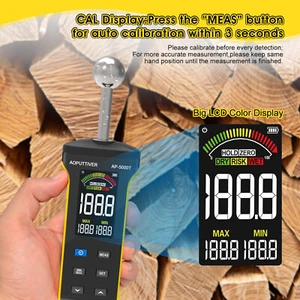 Feuchtigkeitsmesser Stiftloses Digitale LCD Holzfeuchtemessgeräte für Wand Holz - Bild 1 von 9