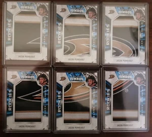 2022-23 Black Diamond Team Rookie Team Logo Jumbo Jacob Perreault Full Set Ducks - Picture 1 of 1