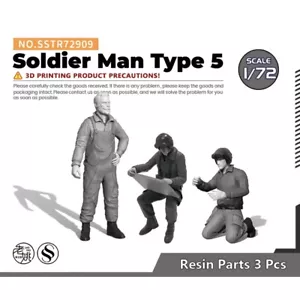 SSMODEL SSTR72909 1/72 Flames Of War FOW 20mm Miniatures Soldier Man Type 5 - Picture 1 of 2