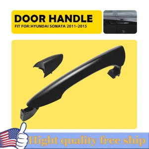 Front Right Passenger Black Exterior Door Handle fit Hyundai Sonata 2011-2015 S - Picture 1 of 10