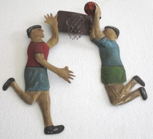 INSEGNA COMMERCIALE PUBBLICITARIA BASKET VINTAGE - Foto 1 di 11