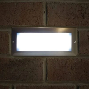 Eterna 5.4W LED Luminoso Con Acero Inoxidable Marco Jardines Caminos - BRICKLED - Imagen 1 de 3