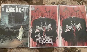 Venom #28 Peach Momoko Virgin Variant and Trade Dress Set COA Scorpion LE - Bild 1 von 8