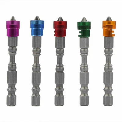 5pcs Depth Stop Drywall Bits Phillips Screwdriver Bit Ph2 Screw Magnetic Tips