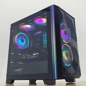 Gaming PC Ryzen 5 3500 16GB RAM 256GB SSD + 1TB HDD RTX 3050 8GB Win11 Computer - Picture 1 of 7