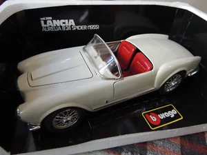 Burago Lancia Aurelia B24 Spider (1955) 1/18 Die-Cast Toy Metal Car - Picture 1 of 10