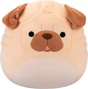 Squishmallows Original 24-Inch Morton The Brown Shar Pei Dog Plush Ultrasoft Toy - Picture 1 of 3