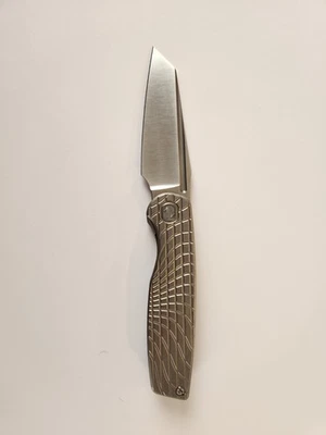 Craig Brown Knives Cortex XL Milling Style #2 Titanium Handle/Magnacut Blade - Image 1 of 4
