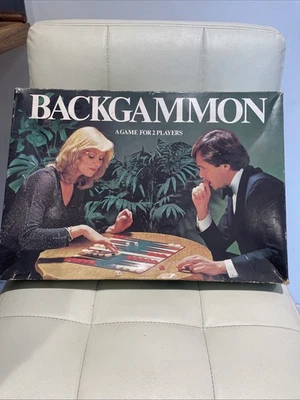 Vintage Michael Stanfield Backgammon Game Boxed & Complete Circa 1970s 2 Players - Image 1 of 3