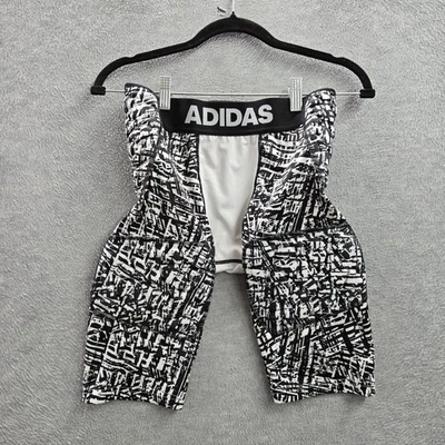 Pantalones Cortos de Fútbol Adidas Niño L Negro Compresión Acolchado Logo 9" Entrepierna Foto 1 de 4