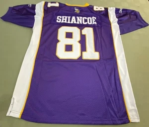 VTG REEBOK Minnesota Vikings VISANTHE SHIANCOE NFL  Jersey Adult LARGE 48 NWT - Picture 1 of 18