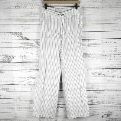 Pantalones informales de playa Athleta para mujer talla 8 a rayas Bali usados en excelente estado Foto 1 de 4