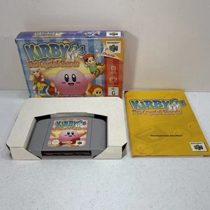 NINTENDO 64 GAME KIRBY 64 THE CRYSTAL SHARDS PAL COMPLETE BOXED - Picture 1 of 23