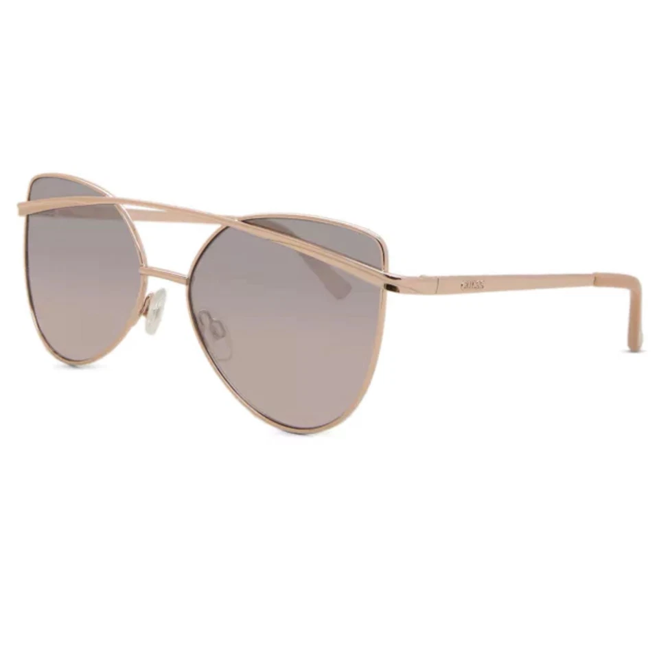 Guess Sunglasses GF0332 28T 56 Women’s Rose Gold Butterfly Mirrored UV Protectio - Image 1 of 4