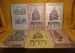 Minutes of the New York East Conference Methodist Episcopal 6 PB book lot 1800’s - Foto 1 di 16