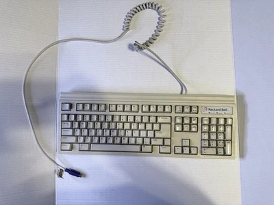 Packard Bell Mechanical Keyboard Model 5130 Clicky Vintage Keyboard Untested - Image 1 of 3