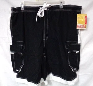 Men's MOSSIMO SUPPLY CO. Swim Trunks Size XL ~ Color: Ebony ~ Style 205184 ~ NWT - Picture 1 of 9