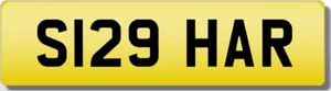 HAR HARRIOT HARLEY HAILEY HARRISON S Private CHERISHED Registration Number Plate - Picture 1 of 1