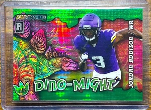 Jordan Addison Rookie /3 Wild Card Dino might Green Pulsar Vikings star - Bild 1 von 1