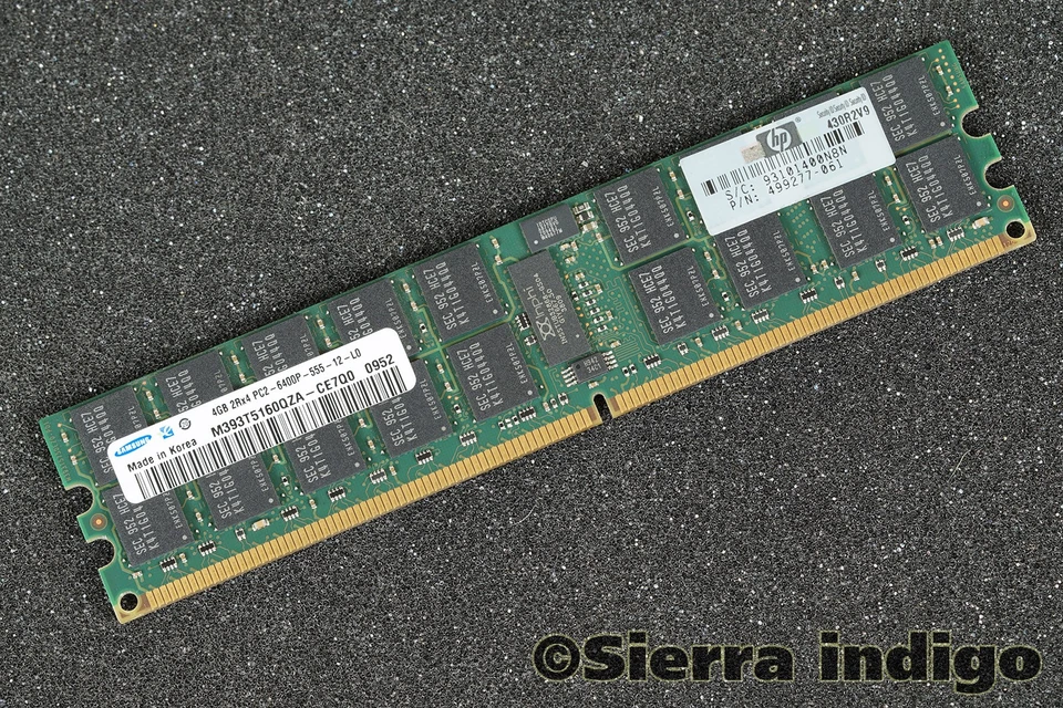 M393T5160QZA-CE7Q0 Samsung 4GB PC2-6400P-555-12-L0 Server Memory RAM - Image 1 of 1