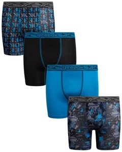 Boys Boxer Briefs - 4 Pack Performance Stretch Breathable Athletic Underwear ... - Picture 1 of 7