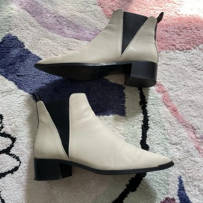 Acne Studios Jensen Chelsea Boots ivory / cream size 36 / 6 - Image 1 of 4