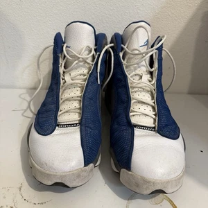 Größe 13 Nike Air Jordan XIII 13 Retro Flint Navy Blau Grau 414571-401 Herren - Bild 1 von 9