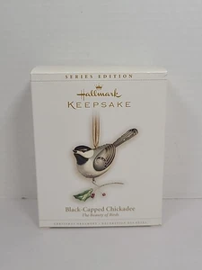 Hallmark QX2506 2006 Beauty of Birds Chickadee #2 Black Capped - Picture 1 of 3