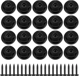 20 Pcs Round Knobs Hooks for Trailer Tarpaulin Net Vehicle Cover Fastening  - Picture 1 of 8