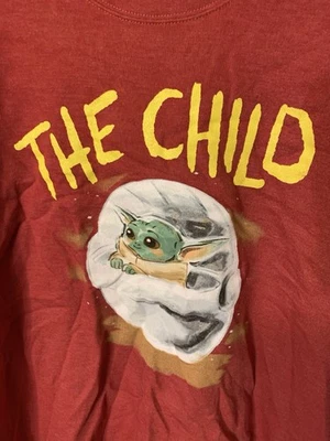 Sudadera Pullover Star Wars Para Hombre Talla M-L The Mandalorian The Child Pod Sketch Foto 1 de 4