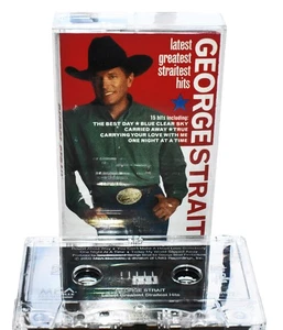 Geaorge Strait Latest Greatest Straitest Hits 2000 MCA  Country Cassette VG+ - Picture 1 of 2