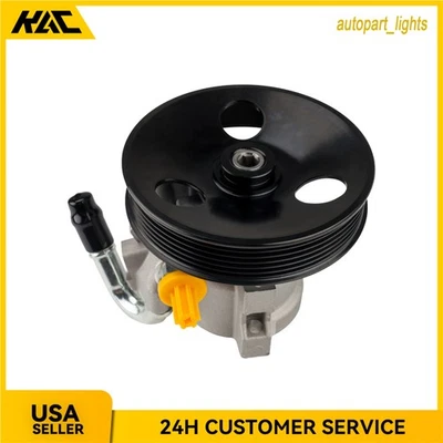 Power Steering Pump w/ Pulley For Chevy Aveo Pontiac G3 Wave 2007-2018 96801443 - Image 1 of 4