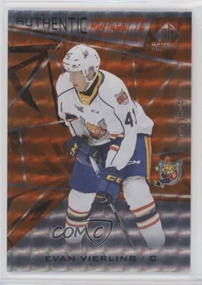 2021 UD SP Game Used CHL Edition Orange Foilboard 93/499 Evan Vierling #61 - Image 1 of 3