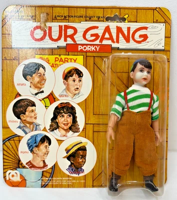 Mego 1975 Our Gang Porky 6" Action Figure NRFB - Image 1 of 4