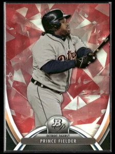 2013 Bowman Platinum #75 Prince Fielder Rubino - Foto 1 di 2