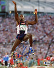 CARL LEWIS SIGNED AUTOGRAPHED 8x10 PHOTO TRACK AND FIELD LEGEND RARE BECKETT BAS