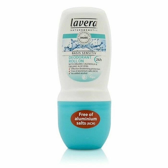 Lavera Basis Sensitiv Deodorant Roll-On Calendula Aloe Vera 50ml BARGAIN - Image 1 of 1