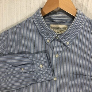 Camicia Denim & Supply Ralph Lauren a righe con bottoni manica lunga uomo taglia L - Foto 1 di 10