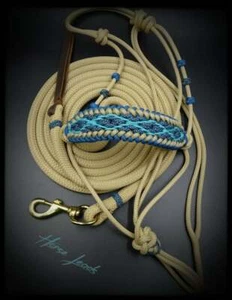 12ft Lead, Rope Halter Natural Horsemanship Unique Set Premium Quality - Picture 1 of 1