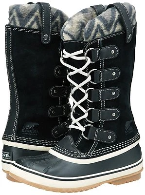 NUEVO SOREL JOAN OF ARCTIC KNIT II NEGRO NIEVE INVIERNO BOTAS MUJER TALLA 5 NIEVE Foto 1 de 4